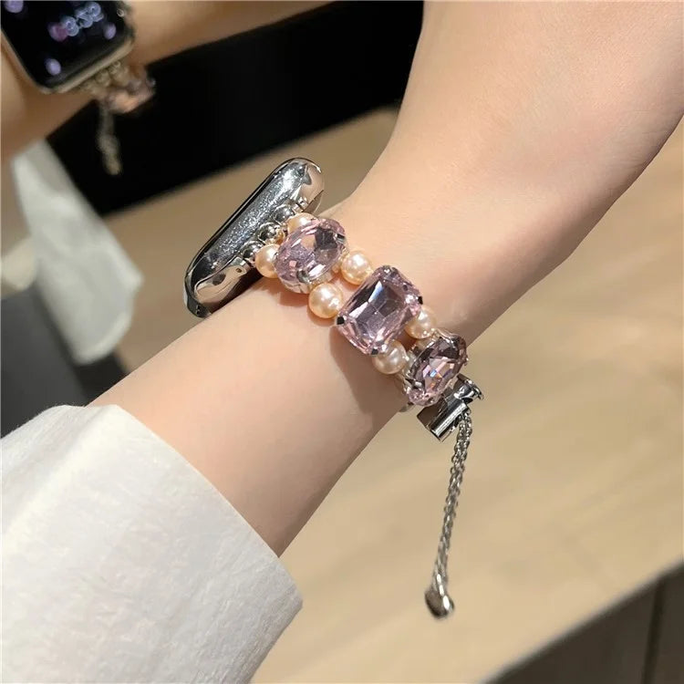 For Apple Watch Series 7 8 9 41mm / 6 5 4 SE (2023) SE (2022) SE 40mm / 3 2 1 38mm Strap Jewelry Bracelet