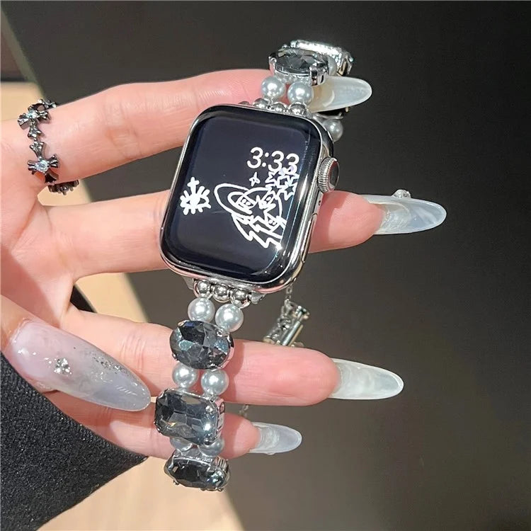 For Apple Watch Series 7 8 9 41mm / 6 5 4 SE (2023) SE (2022) SE 40mm / 3 2 1 38mm Strap Jewelry Bracelet