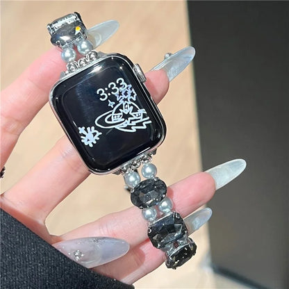 For Apple Watch Series 7 8 9 41mm / 6 5 4 SE (2023) SE (2022) SE 40mm / 3 2 1 38mm Strap Jewelry Bracelet