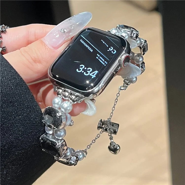 For Apple Watch Series 7 8 9 41mm / 6 5 4 SE (2023) SE (2022) SE 40mm / 3 2 1 38mm Strap Jewelry Bracelet