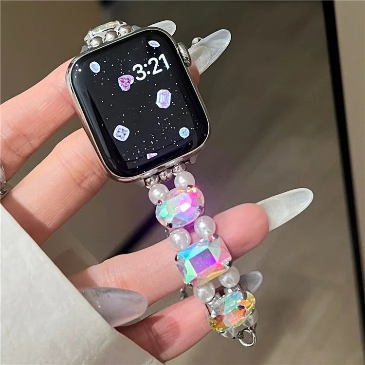 For Apple Watch Series 7 8 9 41mm / 6 5 4 SE (2023) SE (2022) SE 40mm / 3 2 1 38mm Strap Jewelry Bracelet