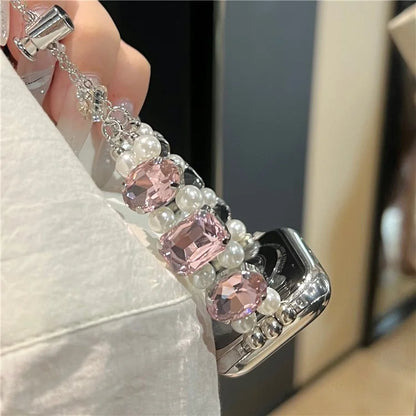 For Apple Watch Series 7 8 9 41mm / 6 5 4 SE (2023) SE (2022) SE 40mm / 3 2 1 38mm Strap Jewelry Bracelet