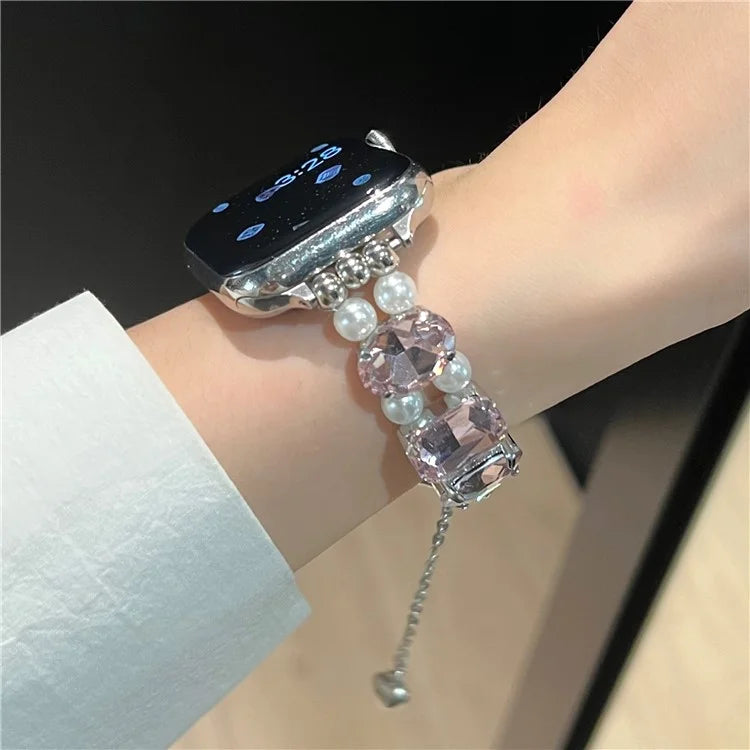For Apple Watch Series 7 8 9 41mm / 6 5 4 SE (2023) SE (2022) SE 40mm / 3 2 1 38mm Strap Jewelry Bracelet
