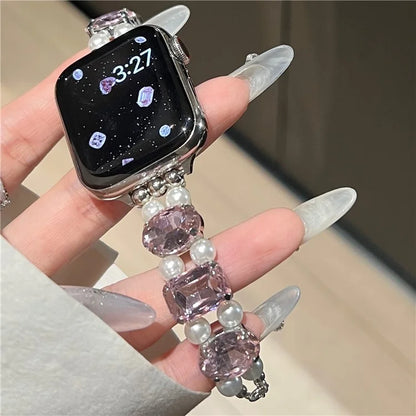 For Apple Watch Series 7 8 9 41mm / 6 5 4 SE (2023) SE (2022) SE 40mm / 3 2 1 38mm Strap Jewelry Bracelet