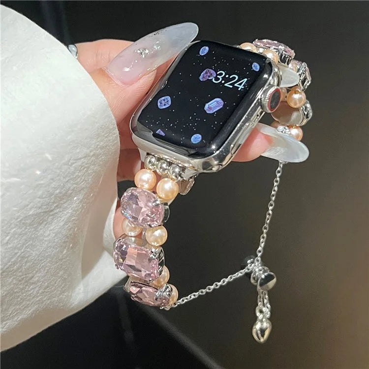 For Apple Watch Series 7 8 9 41mm / 6 5 4 SE (2023) SE (2022) SE 40mm / 3 2 1 38mm Strap Jewelry Bracelet