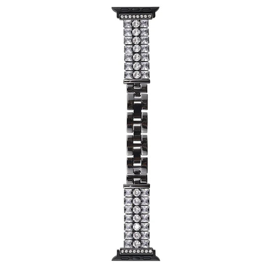 For Apple Watch Ultra 2 Ultra 49mm / Series 9 8 7 45mm / 6 5 4 SE (2022) SE (2023) SE 44mm / 3 2 1 42mm Strap Rhinestone Metal Watchband