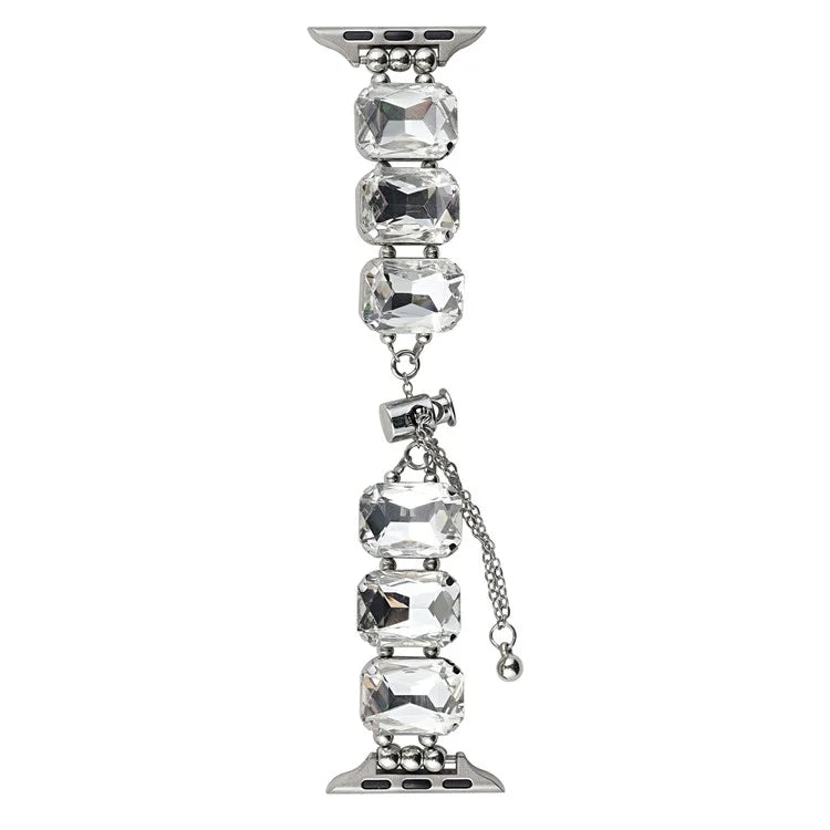For Apple Watch Series 7 8 9 41mm / 6 5 4 SE (2023) SE (2022) SE 40mm / 3 2 1 38mm Bling Bands Drawstring Style Bracelet