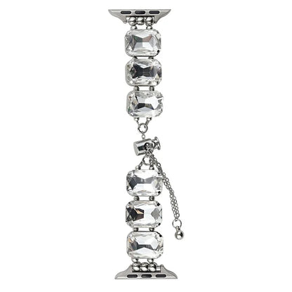 For Apple Watch Series 7 8 9 41mm / 6 5 4 SE (2023) SE (2022) SE 40mm / 3 2 1 38mm Bling Bands Drawstring Style Bracelet