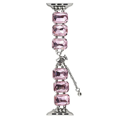 For Apple Watch Series 7 8 9 41mm / 6 5 4 SE (2023) SE (2022) SE 40mm / 3 2 1 38mm Bling Bands Drawstring Style Bracelet