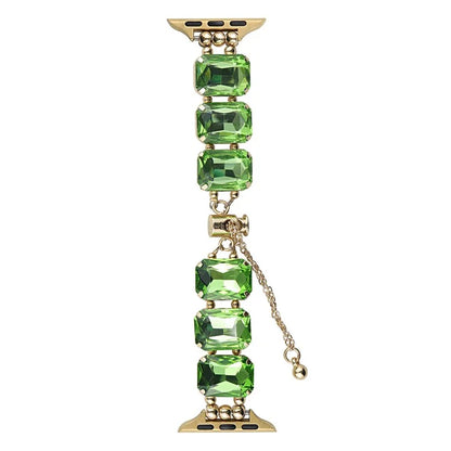 For Apple Watch Series 7 8 9 41mm / 6 5 4 SE (2023) SE (2022) SE 40mm / 3 2 1 38mm Bling Bands Drawstring Style Bracelet