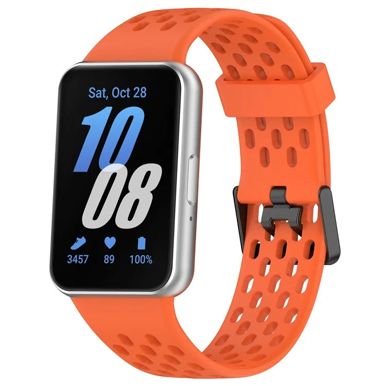 For Samsung Galaxy Fit3 Strap Replacement Silicone Breathable Watch Bracelet