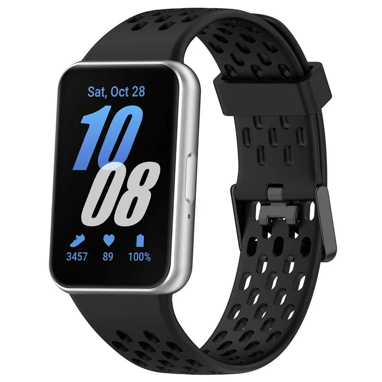 For Samsung Galaxy Fit3 Strap Replacement Silicone Breathable Watch Bracelet