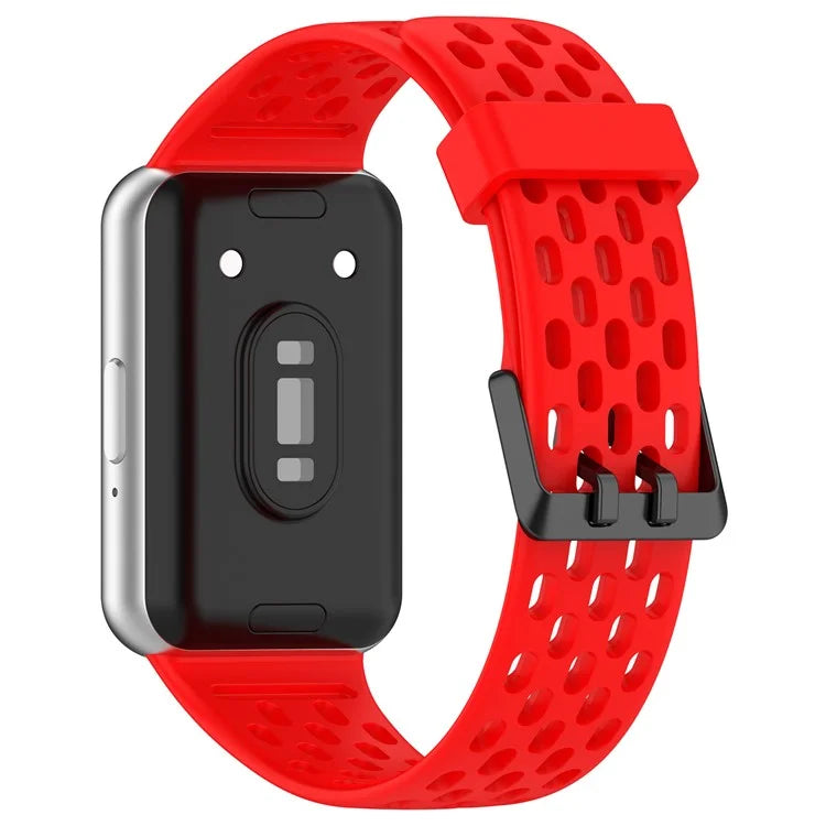 For Samsung Galaxy Fit3 Strap Replacement Silicone Breathable Watch Bracelet