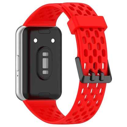 For Samsung Galaxy Fit3 Strap Replacement Silicone Breathable Watch Bracelet
