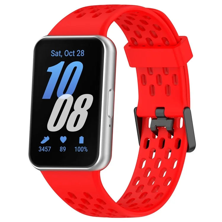 For Samsung Galaxy Fit3 Strap Replacement Silicone Breathable Watch Bracelet