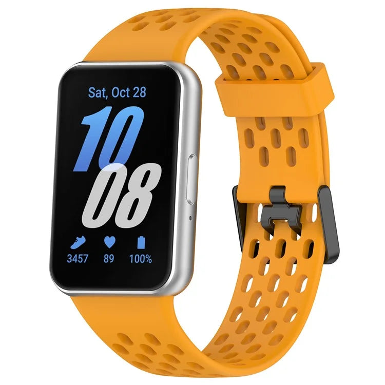 For Samsung Galaxy Fit3 Strap Replacement Silicone Breathable Watch Bracelet