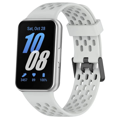 For Samsung Galaxy Fit3 Strap Replacement Silicone Breathable Watch Bracelet