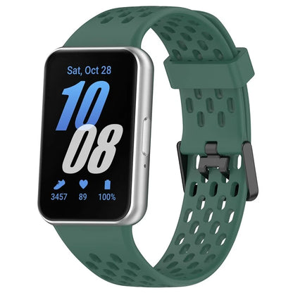 For Samsung Galaxy Fit3 Strap Replacement Silicone Breathable Watch Bracelet