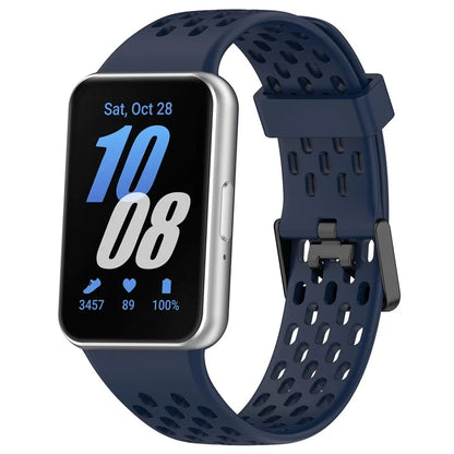 For Samsung Galaxy Fit3 Strap Replacement Silicone Breathable Watch Bracelet