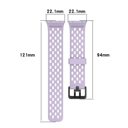 For Samsung Galaxy Fit3 Strap Replacement Silicone Breathable Watch Bracelet