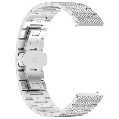 For Samsung Galaxy Watch 46mm / Huawei Watch GT 4 46mm / Xiaomi Watch 2 Pro 22mm Stainless Steel Watch Strap