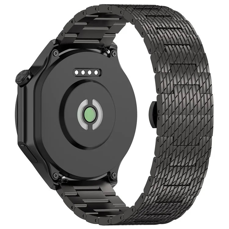 For Samsung Galaxy Watch 46mm / Huawei Watch GT 4 46mm / Xiaomi Watch 2 Pro 22mm Stainless Steel Watch Strap