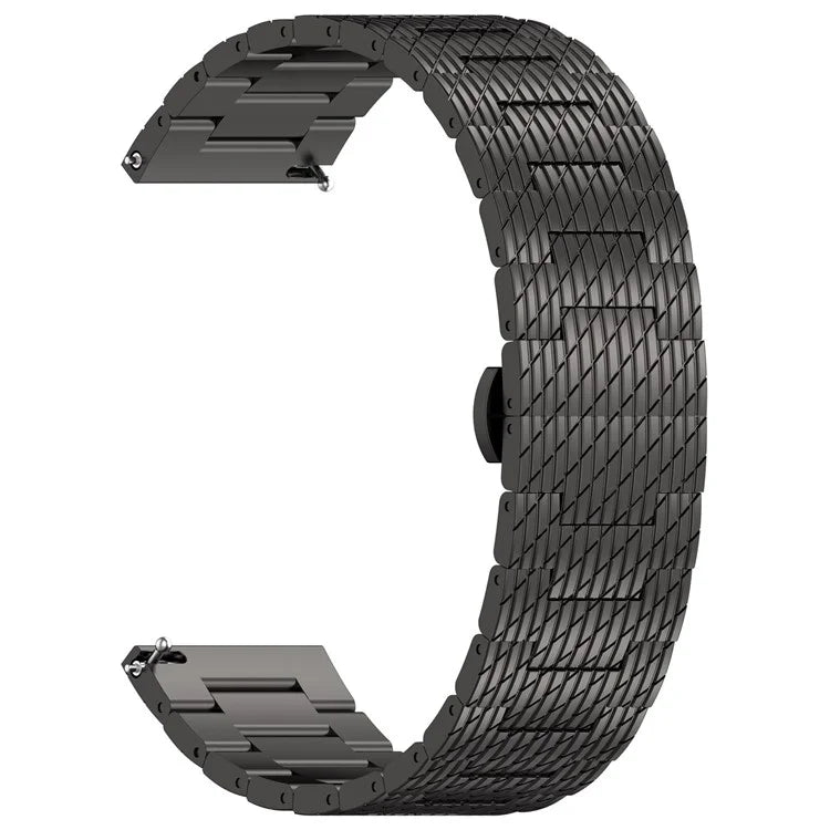 For Samsung Galaxy Watch 46mm / Huawei Watch GT 4 46mm / Xiaomi Watch 2 Pro 22mm Stainless Steel Watch Strap