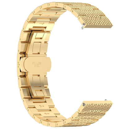 For Samsung Galaxy Watch 46mm / Huawei Watch GT 4 46mm / Xiaomi Watch 2 Pro 22mm Stainless Steel Watch Strap