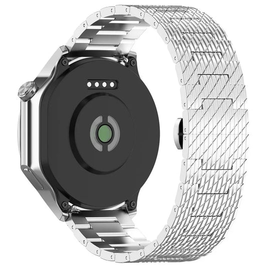 For Huawei Watch GT 3 42mm / GT 3 Pro 20mm Stainless Steel Watch Strap with Buckle