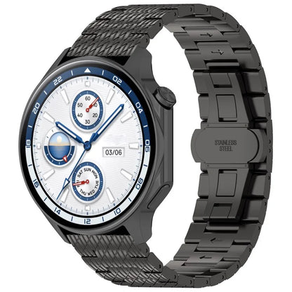 For Huawei Watch GT 3 42mm / GT 3 Pro 20mm Stainless Steel Watch Strap with Buckle