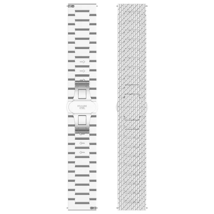 For Huawei Watch GT 3 42mm / GT 3 Pro 20mm Stainless Steel Watch Strap with Buckle
