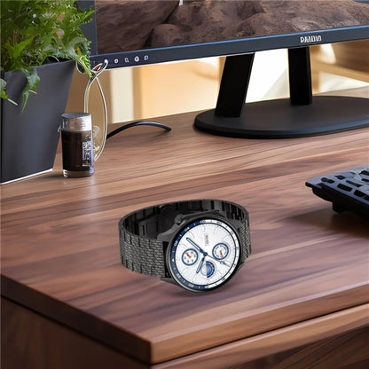 For Huawei Watch GT 3 42mm / GT 3 Pro 20mm Stainless Steel Watch Strap with Buckle