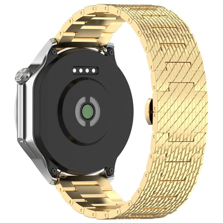 For Huawei Watch GT 3 42mm / GT 3 Pro 20mm Stainless Steel Watch Strap with Buckle