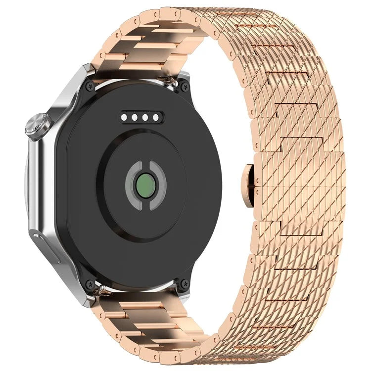 For Huawei Watch GT 3 42mm / GT 3 Pro 20mm Stainless Steel Watch Strap with Buckle