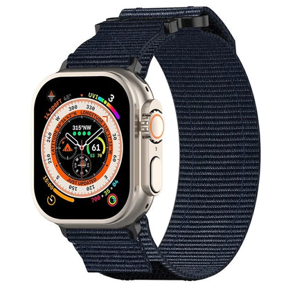 For Apple Watch Ultra 2 Ultra 49mm / Series 9 8 7 45mm / 6 5 4 SE (2023) SE (2022) SE 44mm / 3 2 1 42mm Fastening Watchband Nylon Strap