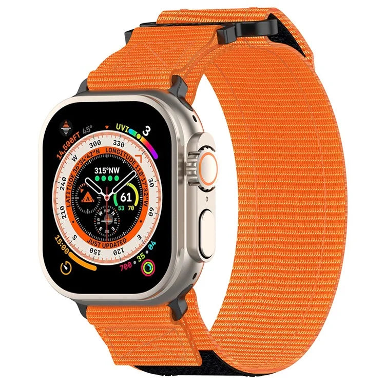 For Apple Watch Series 9 8 7 41mm / 6 5 4 SE (2023) SE (2022) SE 40mm / 3 2 1 38mm Nylon Band Sticky Magic Clasp Bracelet