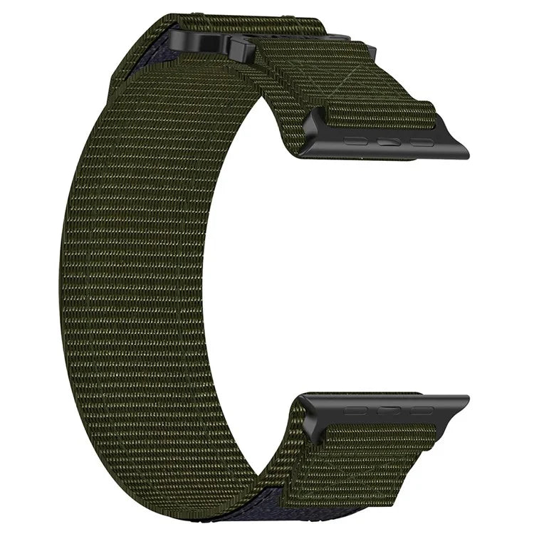 For Apple Watch Series 9 8 7 41mm / 6 5 4 SE (2023) SE (2022) SE 40mm / 3 2 1 38mm Nylon Band Sticky Magic Clasp Bracelet