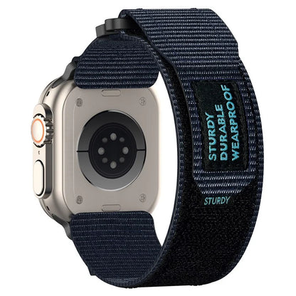 For Apple Watch Series 9 8 7 41mm / 6 5 4 SE (2023) SE (2022) SE 40mm / 3 2 1 38mm Nylon Band Sticky Magic Clasp Bracelet