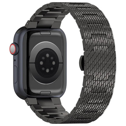 For Apple Watch Ultra 2 Ultra 49mm  /  9 8 7 45mm  /  6 5 4 SE (2022) SE (2023) SE 44mm  /  3 2 1 42mm Watch Bracelet Stainless Steel Strap