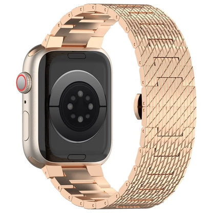 For Apple Watch Ultra 2 Ultra 49mm  /  9 8 7 45mm  /  6 5 4 SE (2022) SE (2023) SE 44mm  /  3 2 1 42mm Watch Bracelet Stainless Steel Strap