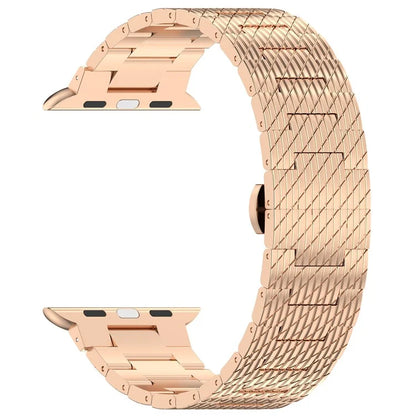 For Apple Watch Ultra 2 Ultra 49mm  /  9 8 7 45mm  /  6 5 4 SE (2022) SE (2023) SE 44mm  /  3 2 1 42mm Watch Bracelet Stainless Steel Strap