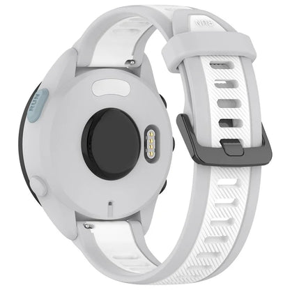 For Huawei Watch GT 2 / 3 / 3 Pro / Samsung Galaxy Watch6 Classic Silicone Band 20mm Dual-Color Textured Watch Strap