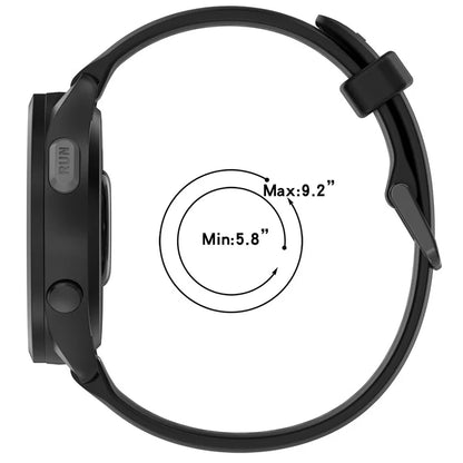 For Huawei Watch GT 4 46mm / Samsung Gear S3 Classic 22mm Wrist Strap Dual-Color Textured Silicone Watchband