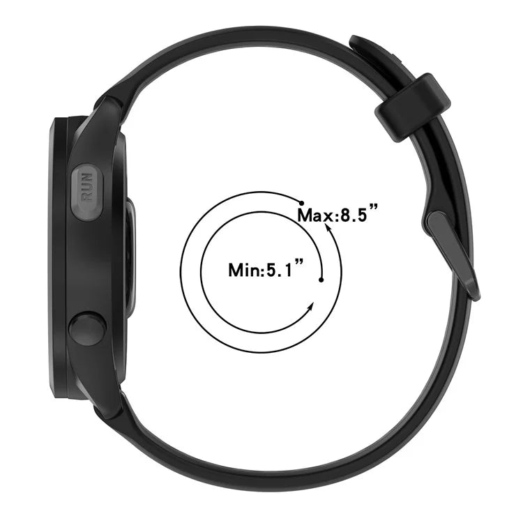For Huawei Watch GT 4 41mm / Garmin Venu 3S Silicone Watch Bands Dual-Color 18mm Textured Strap