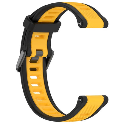 For Huawei Watch GT 4 41mm / Garmin Venu 3S Silicone Watch Bands Dual-Color 18mm Textured Strap