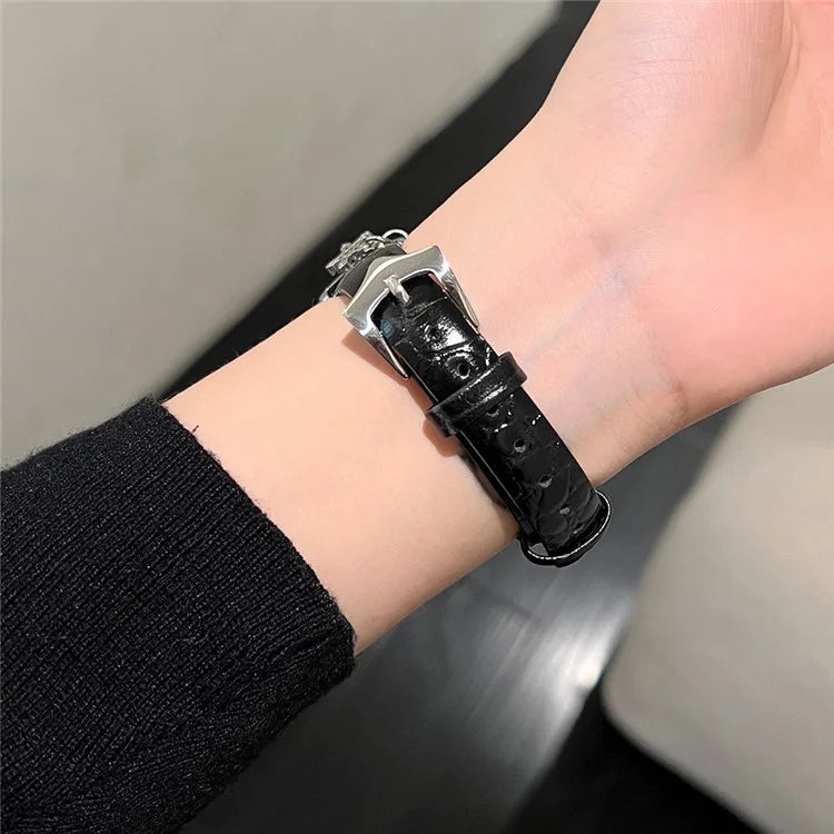 For Apple Watch Ultra 2 Ultra 49mm / 9 8 7 45mm / 6 5 4 SE (2022) SE (2023) SE 44mm / 3 2 1 42mm Genuine Cow Leather Band