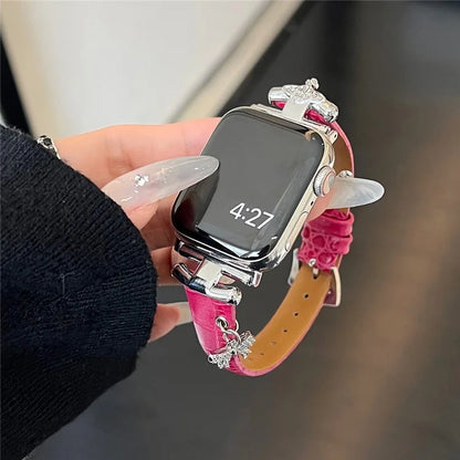 For Apple Watch Ultra 2 Ultra 49mm / 9 8 7 45mm / 6 5 4 SE (2022) SE (2023) SE 44mm / 3 2 1 42mm Genuine Cow Leather Band
