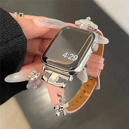 For Apple Watch Ultra 2 Ultra 49mm / 9 8 7 45mm / 6 5 4 SE (2022) SE (2023) SE 44mm / 3 2 1 42mm Genuine Cow Leather Band