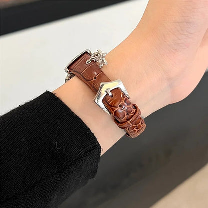 For Apple Watch Ultra 2 Ultra 49mm / 9 8 7 45mm / 6 5 4 SE (2022) SE (2023) SE 44mm / 3 2 1 42mm Genuine Cow Leather Band