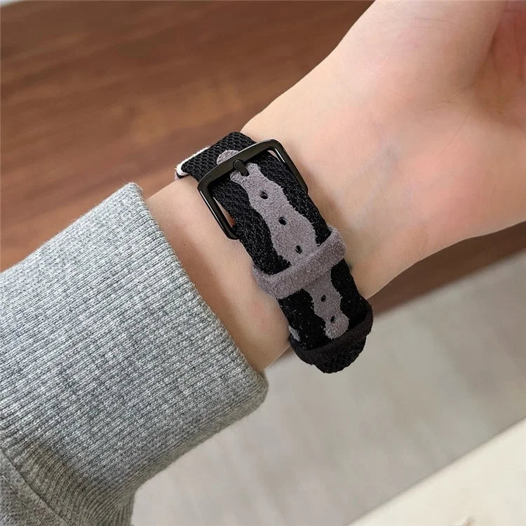 For Apple Watch Series 9 8 7 41mm / Series 6 5 4 SE SE (2022) SE (2023) 40mm / Series 3 2 1 38mm Mesh+Leather Band